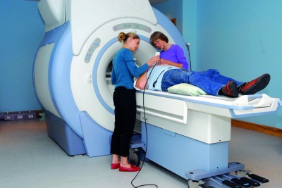 MRI machine. Copyright Epilepsy Society.